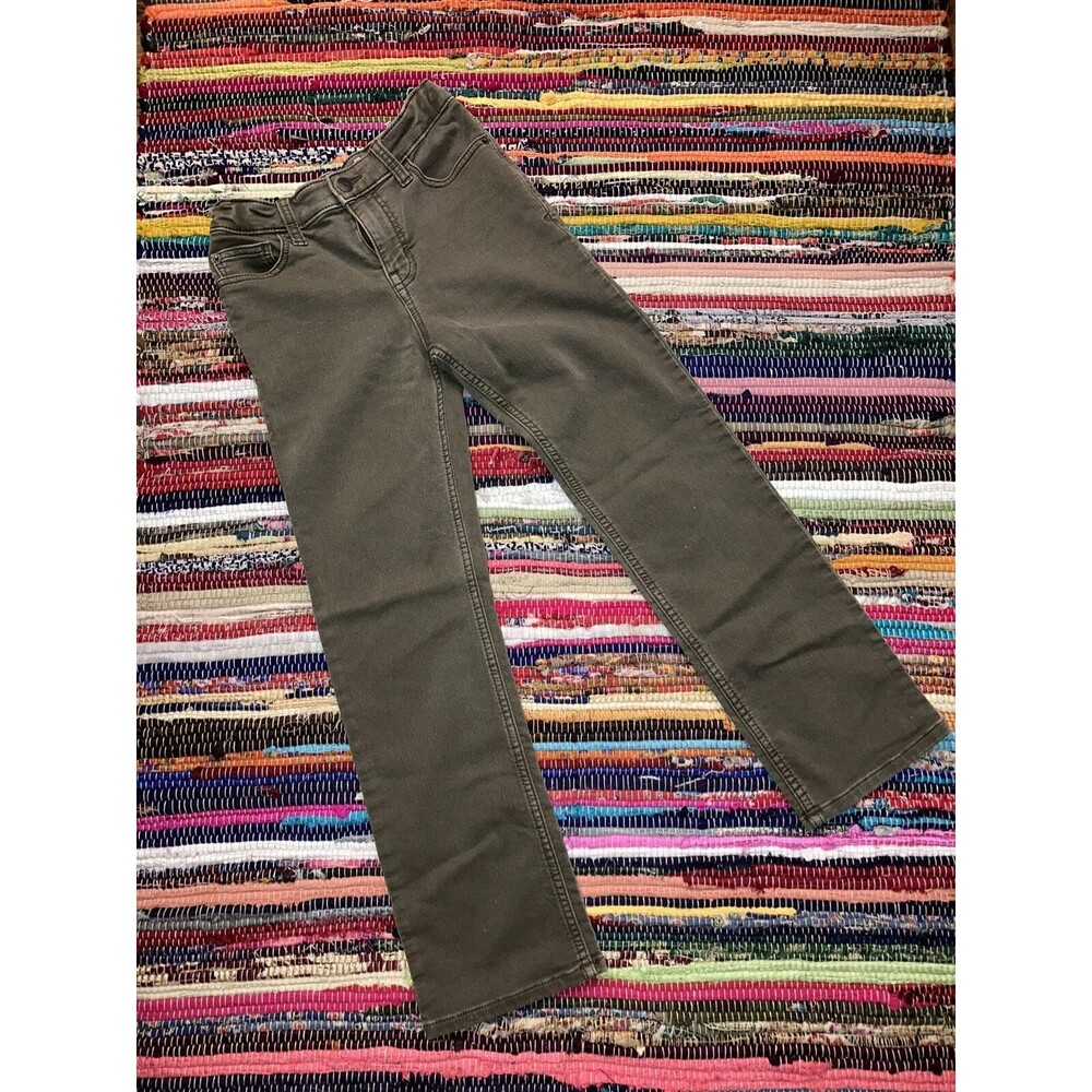 Cat And Jack Childrens Straight Leg Stretch Jeans Boys Girls 12 Gray Kids Pants